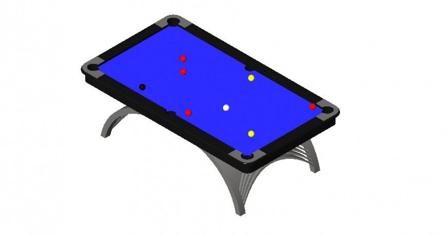 Kids game 3 d modal autocad file