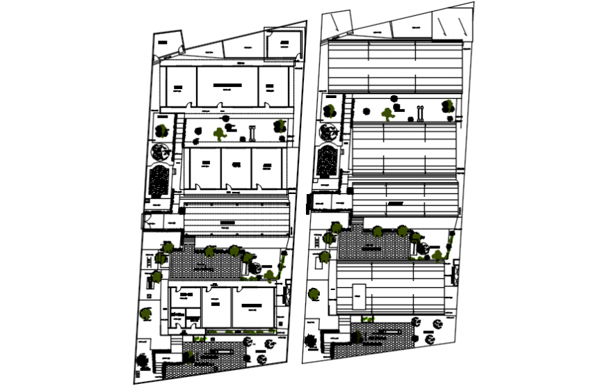 Kinder rotary school floor plan distribution drawing details dwg file