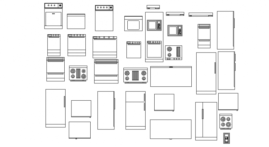 Kitchen automation blocks dwg autocad software file