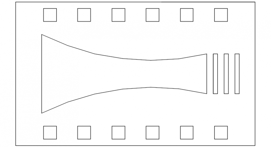 Kitchen ceiling design cad drawing details dwg file