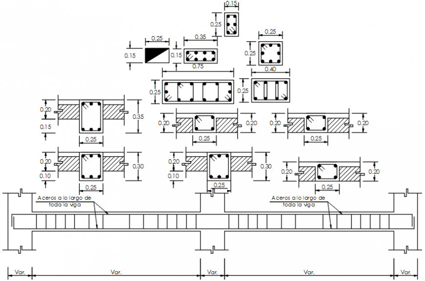 Kitchen column and construction cad drawing details dwg file