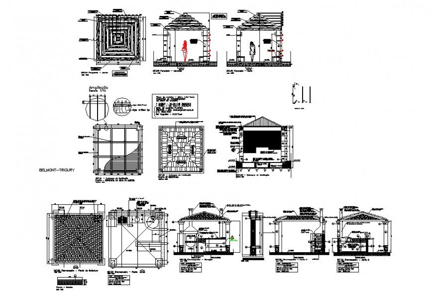Kitchen house detail drawing in dwg AutoCAD file.