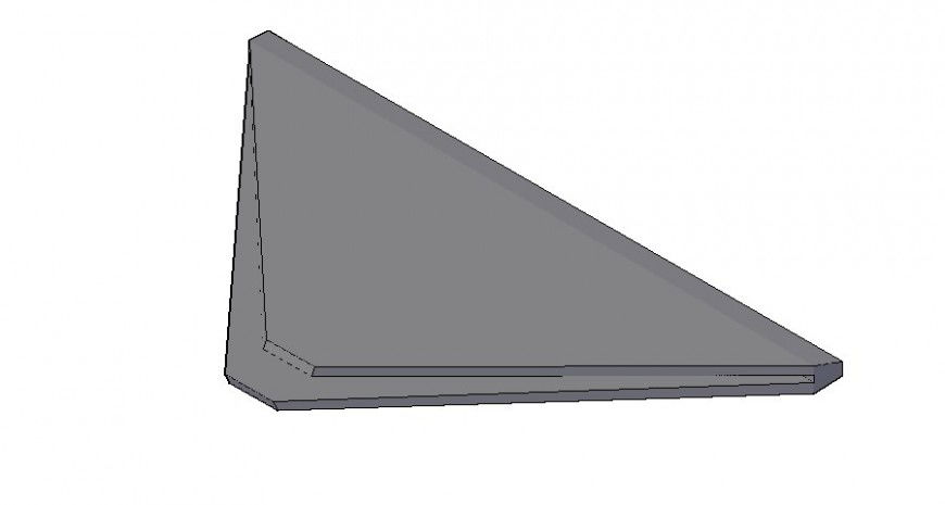 Kitchen Napkin detail 3d model CAD blocks layout file in dwg format