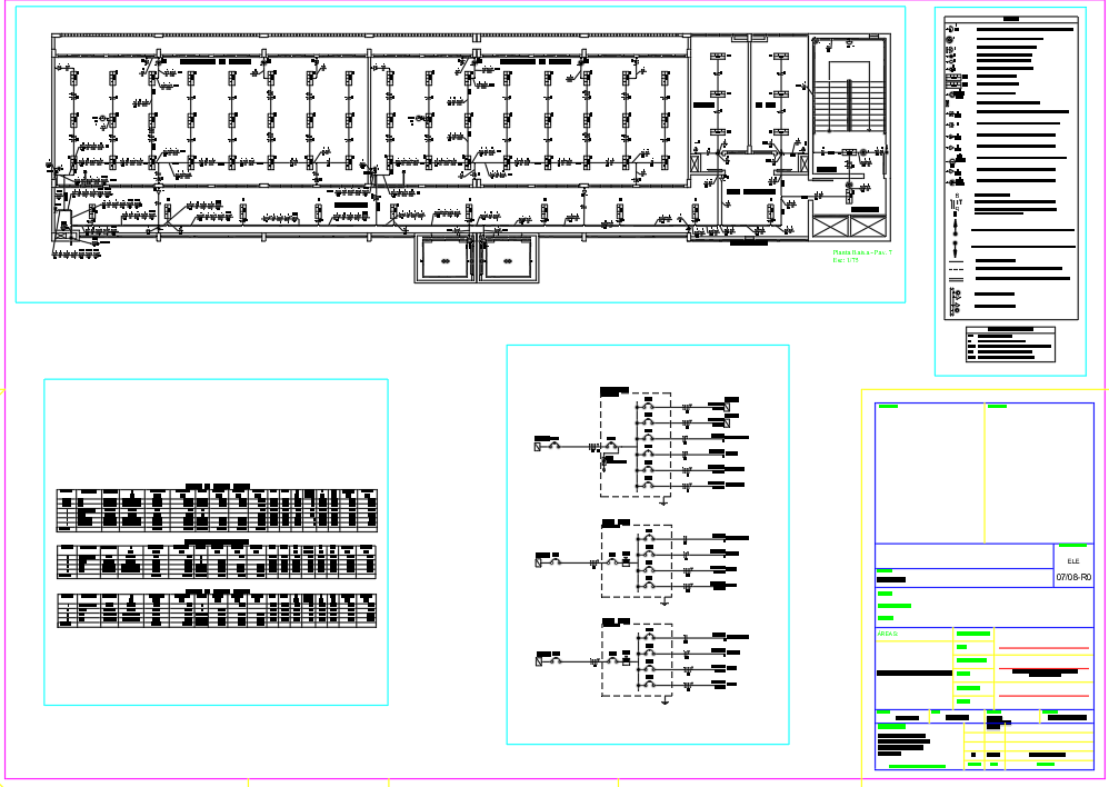 laboratory architecture projects dwg Autocad files