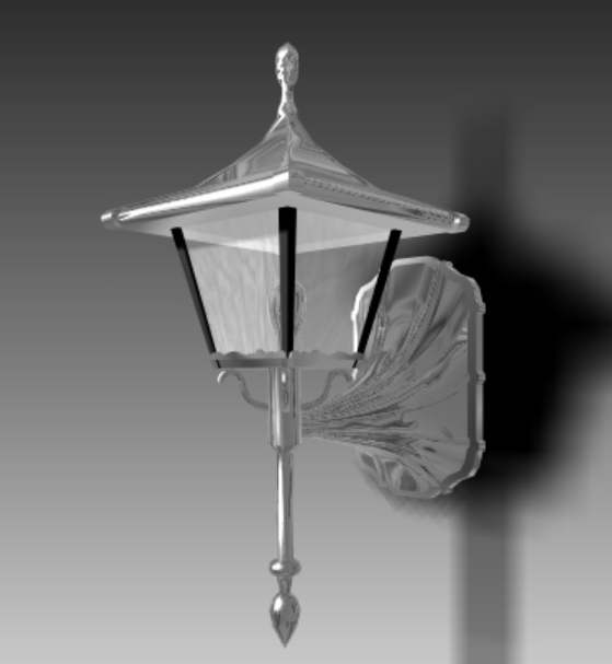 Wall Mounted Electrical Lamp Design Max File