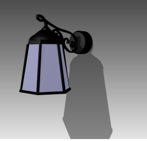 3d Wall Mounted Lamp Max File Free Download