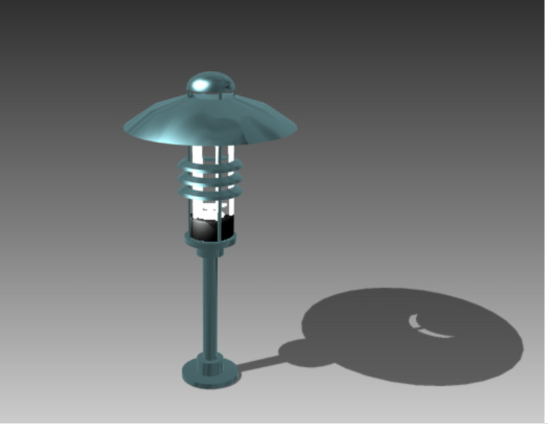 3d Compound Wall Lamp Design Max File Free Download