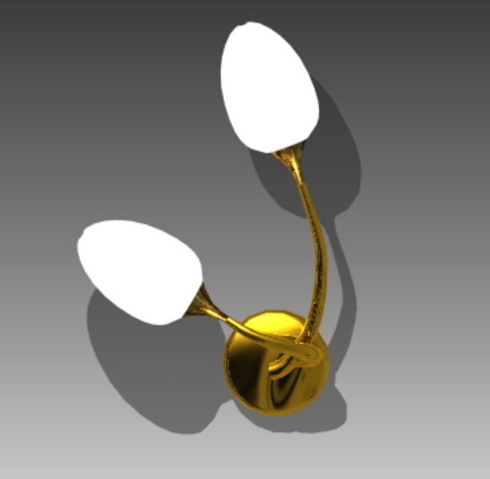 3d Wall Mounted Lamp Design Free Download Max File