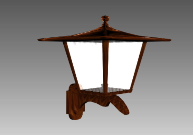 Compound Wall Lamp 3d Model Free Download Max File