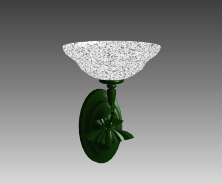 3d Wall Mounted Electrical Lamp Design Max File