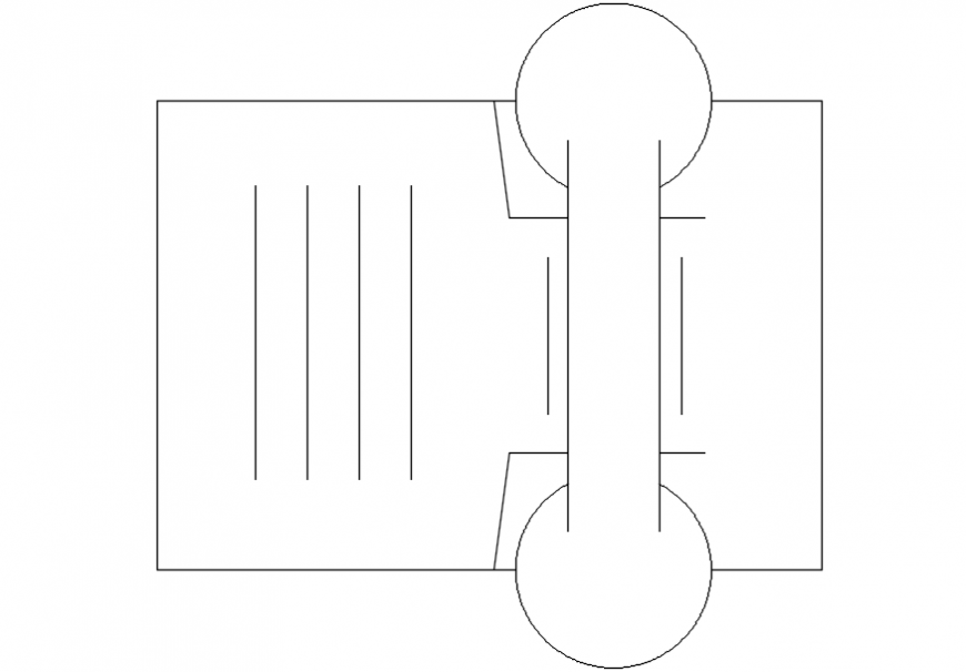 Landline phone 2d elevation block cad drawing details dwg file