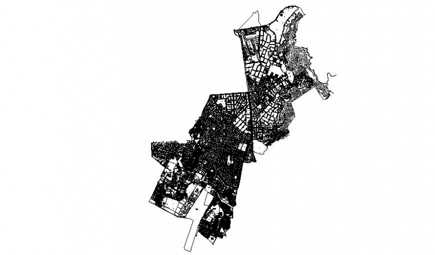 Landscaping area detailing drawings 2d view autocad file