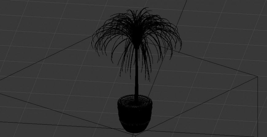 Landscaping block of 3d plant layout revit file