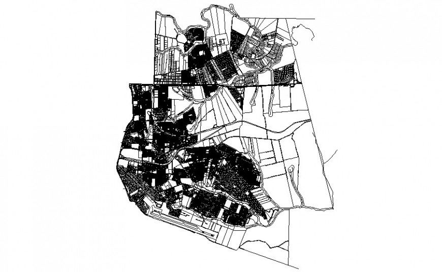 Landscaping topographical area map drawing autocad file