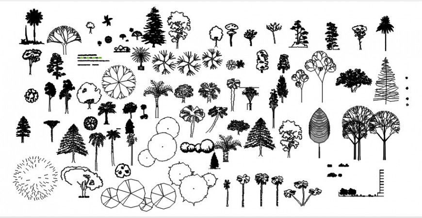 Landscaping units library autocad software file