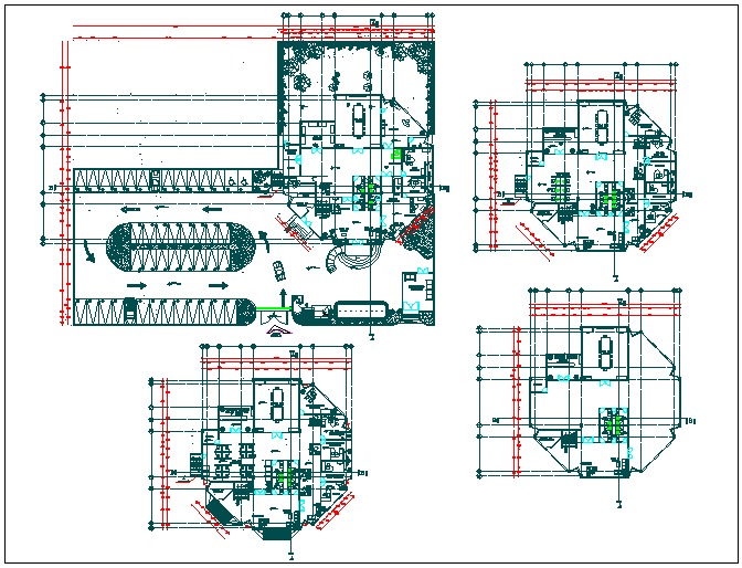 layout plan of a site dwg file