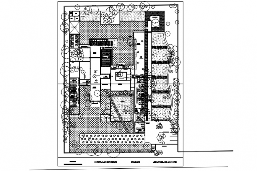 Layout CAD drawings of housing apartment 2d view dwg file