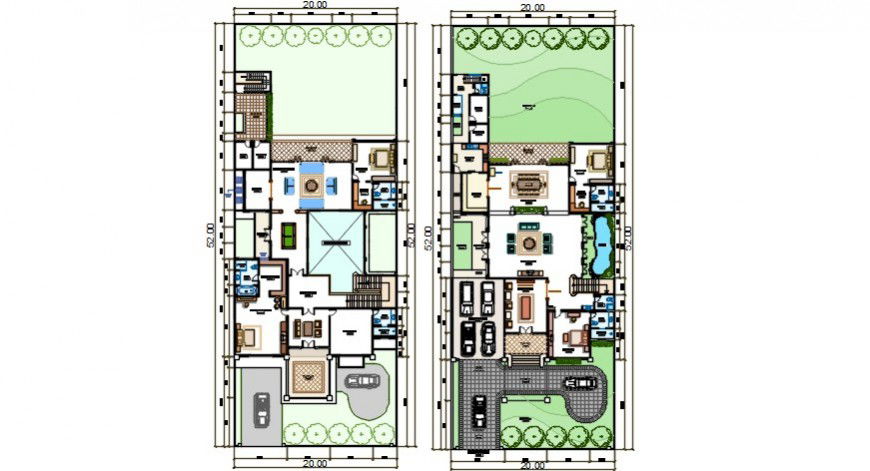 Layout drawing details of 2d house plan autocad software file