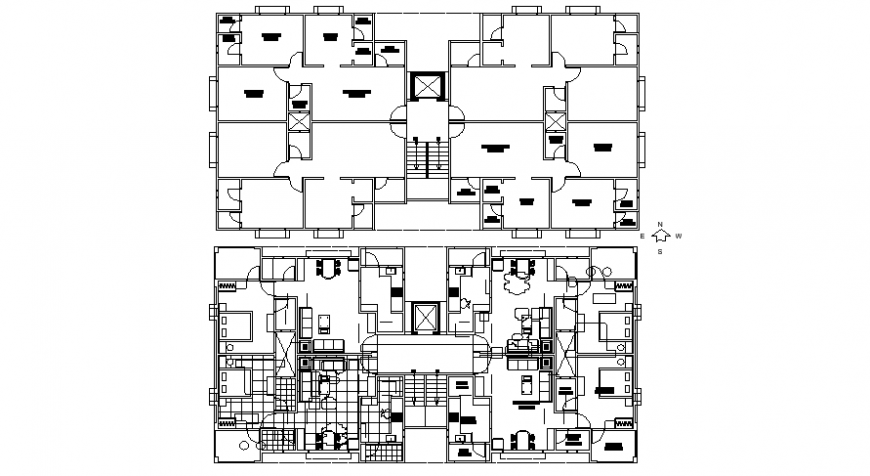 Layout plan drawings details of house 2d view autocad software file
