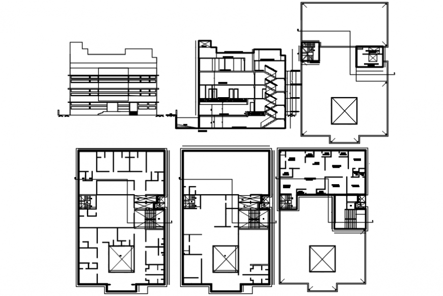 layout plan of a office 2d details file