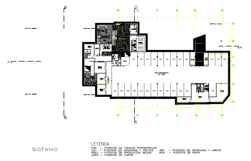 Layout plan of a office dwg file