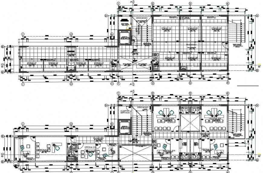 layout plan of a office plan