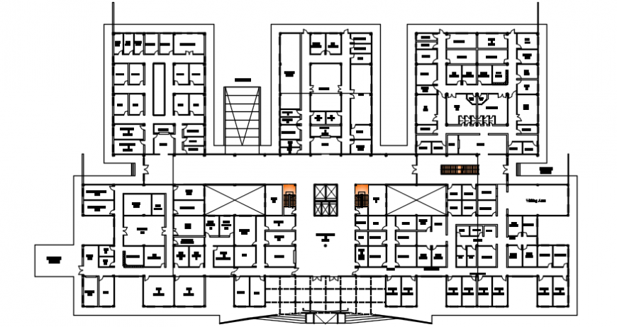 layout plan of a site of an apartment
