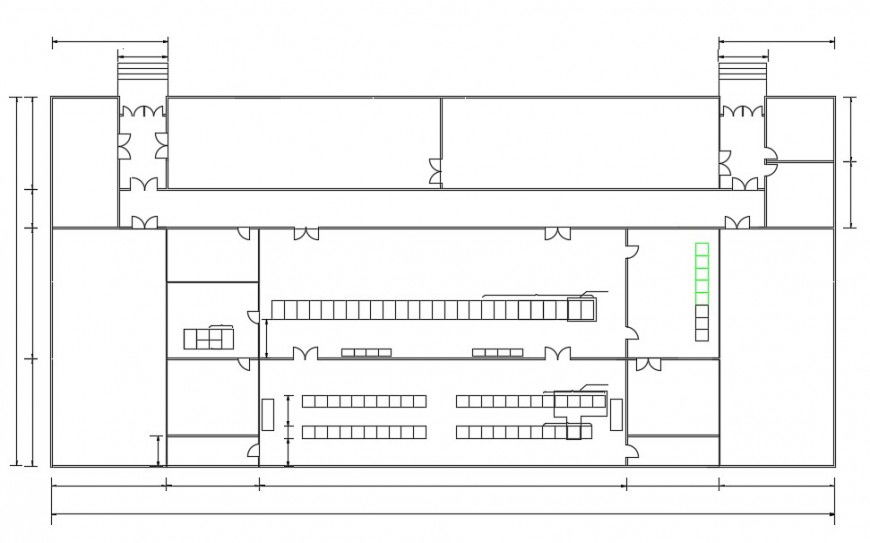 Layout plan of CCR autocad file plan autocad software