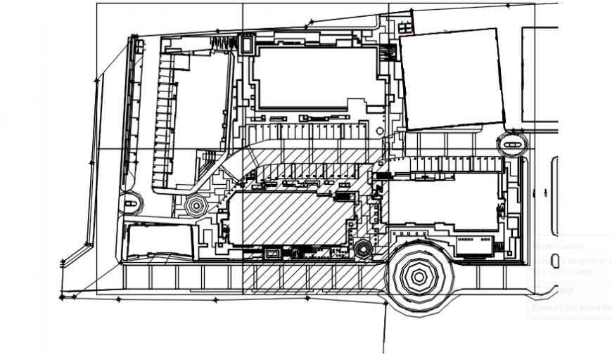Layout plan of house in AutoCAD file