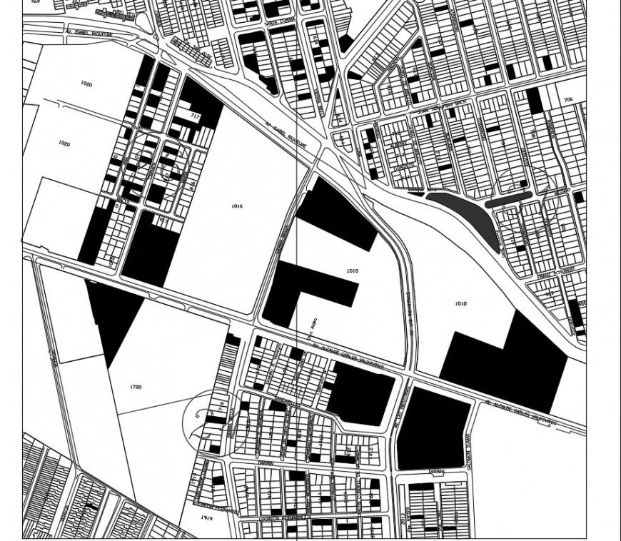 Layout plot commercial building site location detail