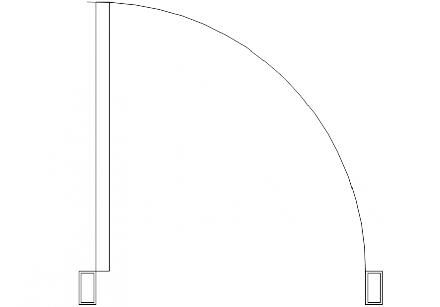 Left side door standard logo and symbol in AutoCAD