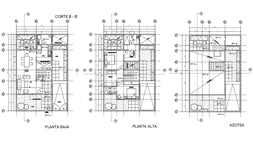 Level detail of a House-rooms detail dwg file in autocad format