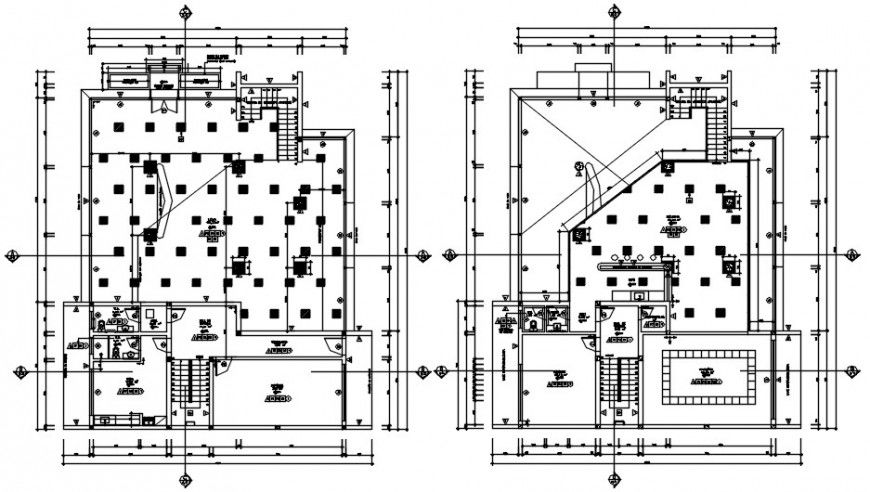 Library and coffee shop autocad software