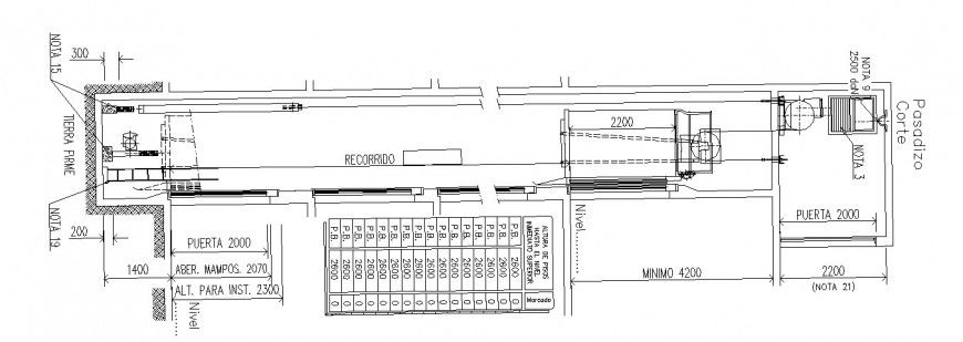 Lift elevator plan and installation cad drawing details dwg file