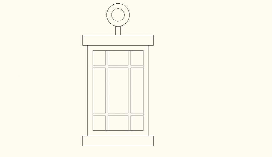Lighting - Coach Light detail layout file