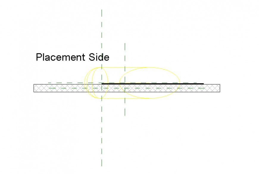 Linear Stair Light Fixture detail CAD blocks layout Revit file