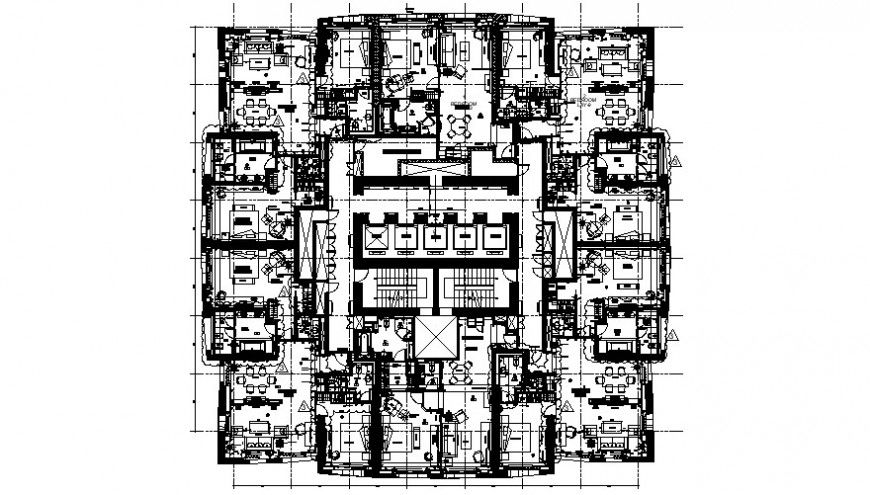 Living apartment 2d CAD drawings detailing in autocad file