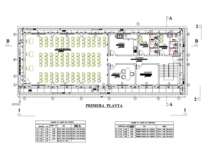 Local communal first floor plan layout file