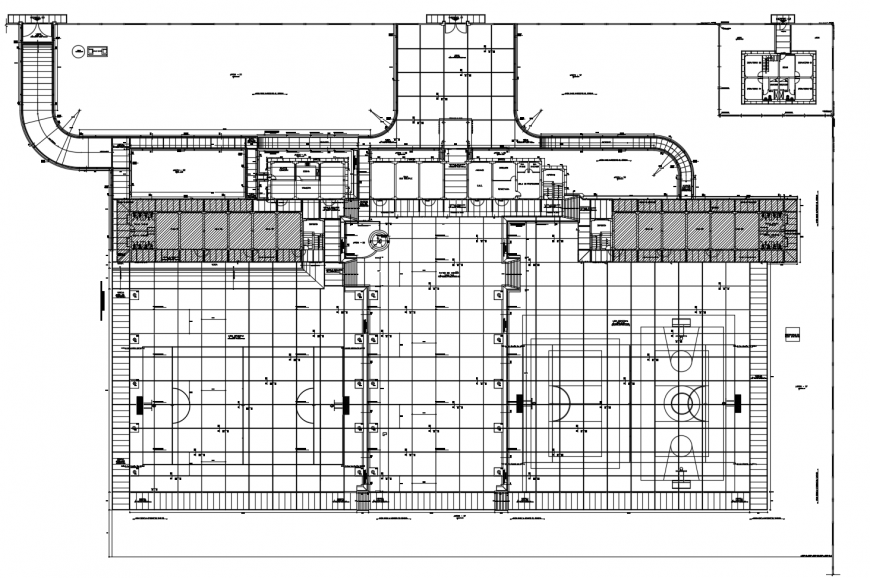 Local education building layout plan and auto-cad drawing details dwg file