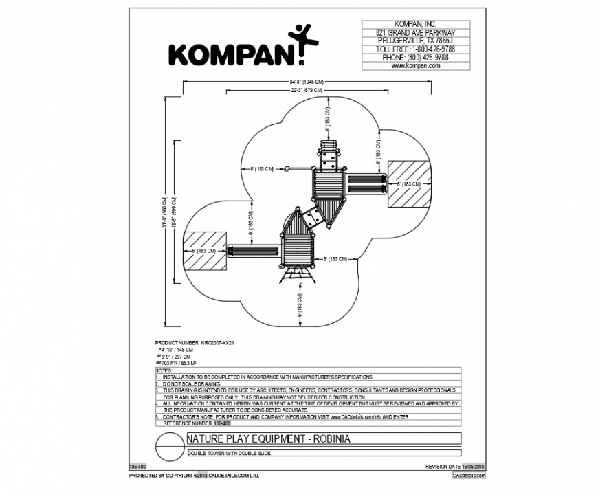 Local garden play equipment details cad drawing dwg file
