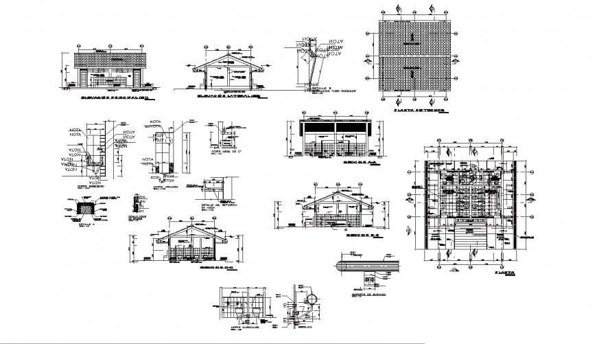 Local hygiene service elevation, section, plan and installation details dwg file