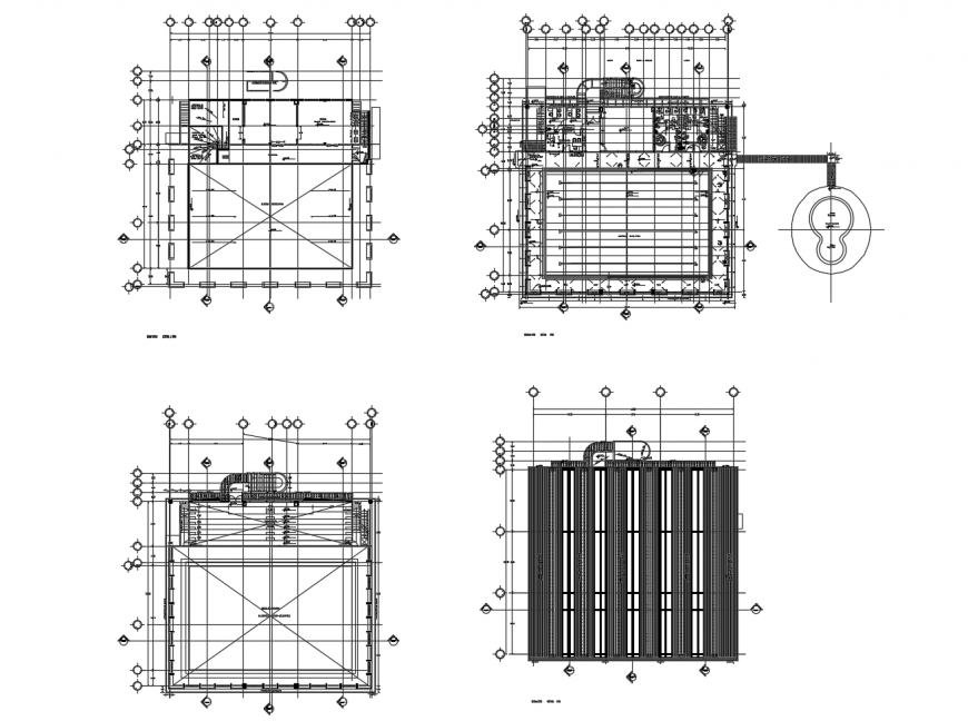 Local office building floor plan cad drawing details dwg file