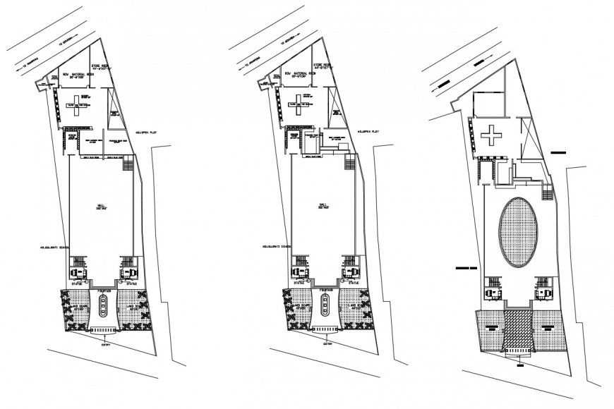Local restaurant floor distribution plan cad drawing details dwg file