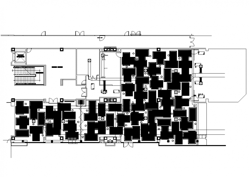 Location and installation of metallic floating islands plan detail dwg file