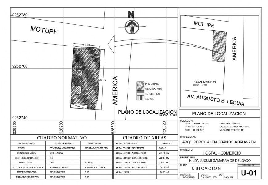 Location map and site plan details of hotel building dwg file