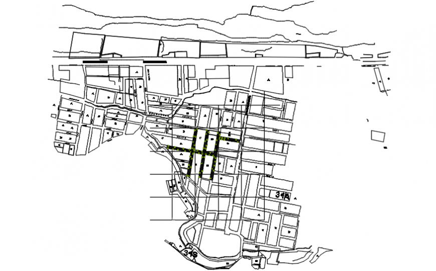 Haldia Town Planning and Location Map DWG CAD Drawing