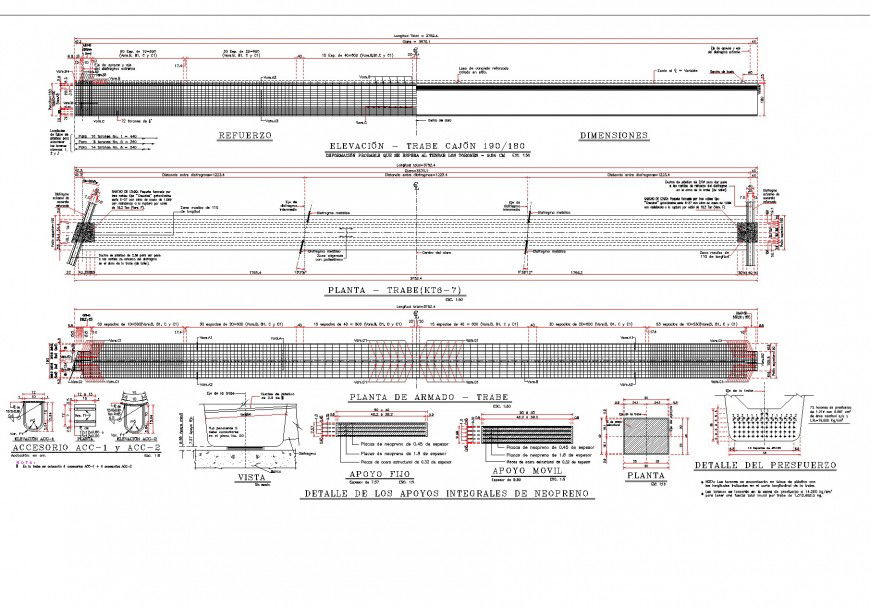 Lock type on box section plan autocad file