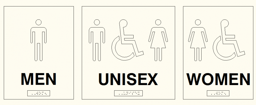 Logo and symbol design of men and detail women detail with unisex dwg file