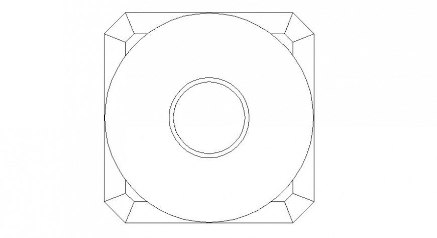 Logo and symbol in support block of AutoCAD software