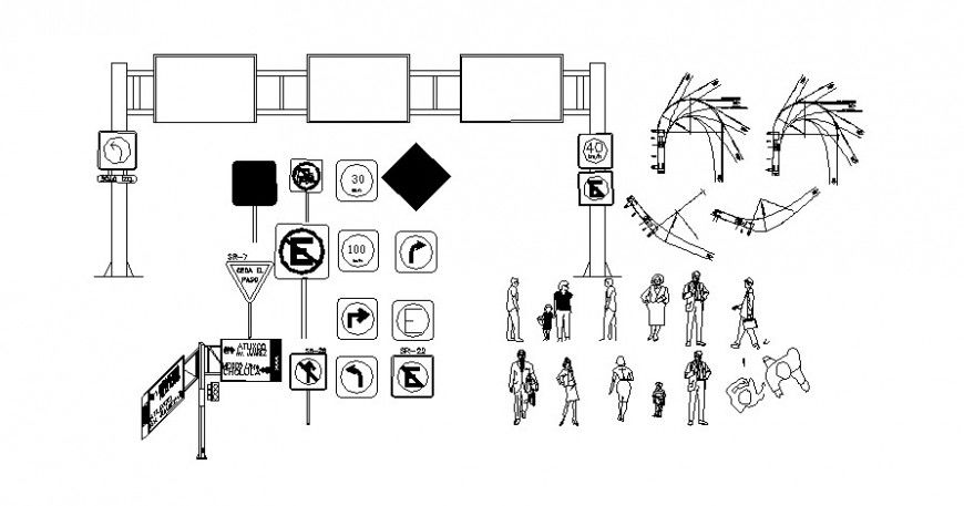 Logo and symbol of many block in AutoCAD file